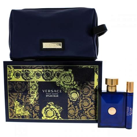 versace dylan blue gift set backpack|Versace blue perfume for men.